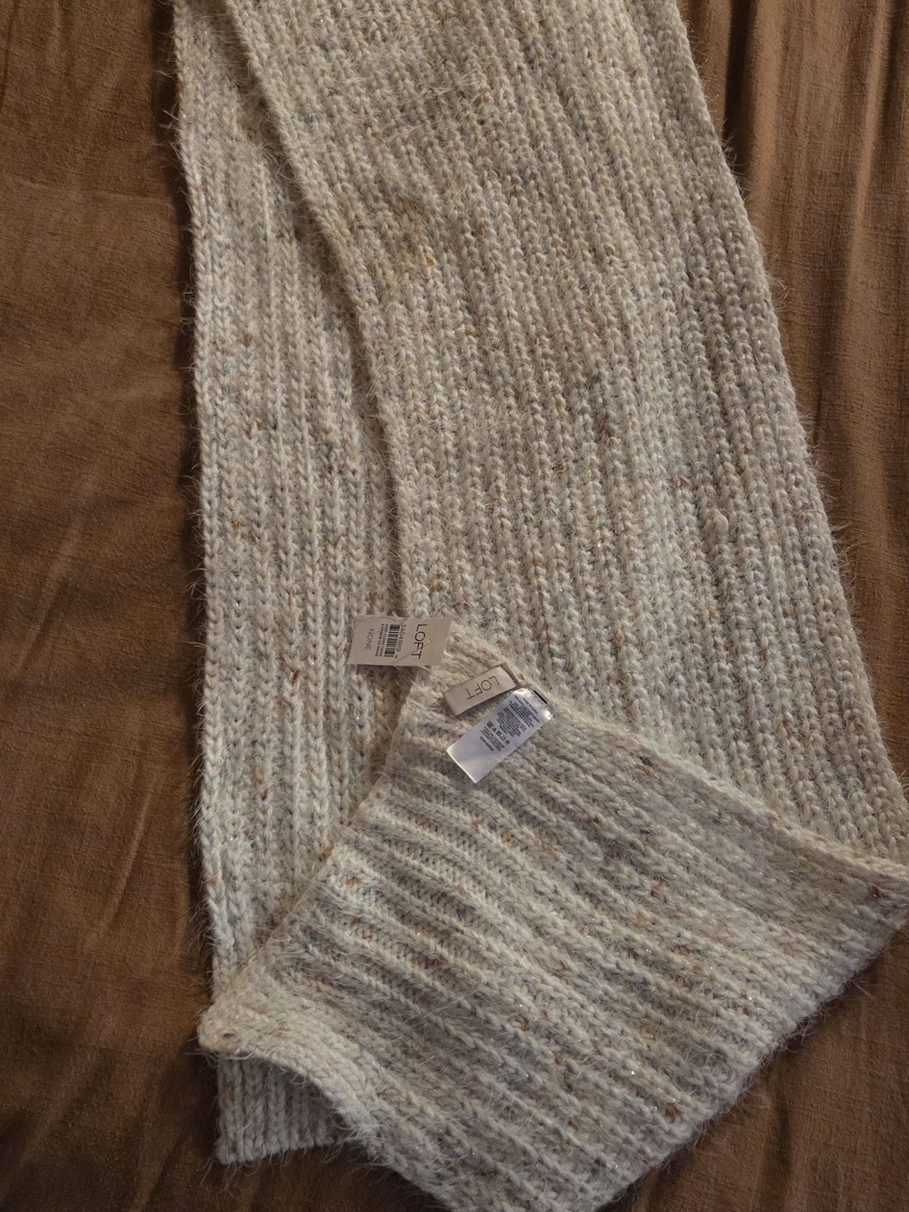 NWT LOFT brand chunky knit winter scarf. Great Christmas Gift!
